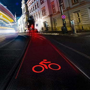 INTELLIGENT LASER BICYCLE TAIL LIGHT
