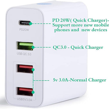 USB CHARGING MULTIPORT CHARGER 53W