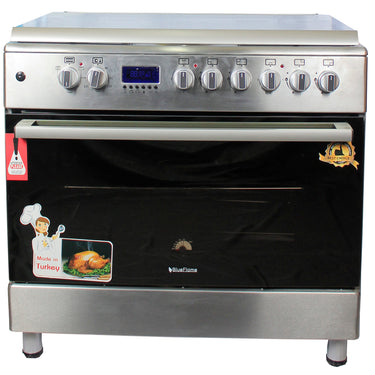 BLUEFLAME GAS AND ELECTRIC COOKER (6 BURNERS)