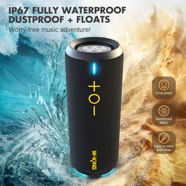 W-KING Bluetooth Waterproof Outdoor Portable Wireless Speaker