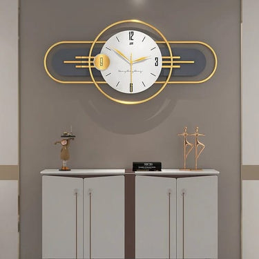 SINGLE SIDED METAL POINTER SILENT WALL CLOCK