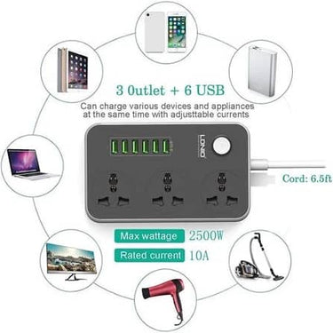 LDNIO 3.4A FAST CHARGING EXTENSION