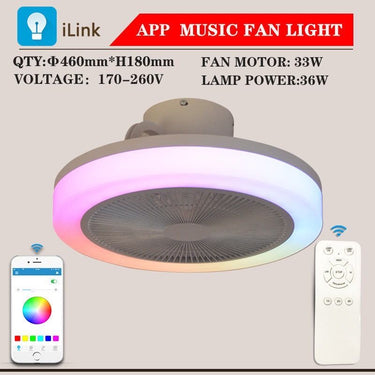 CEILING FAN LIGHT WITH MUSIC